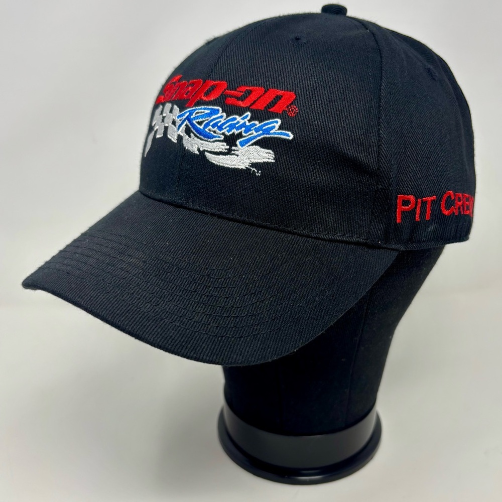Snap-On Racing Pit Crew Hat Black Cotton Adjustable Cap National Premium O/S